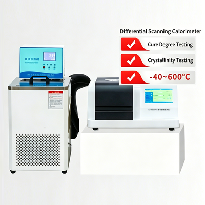 Calorímetro de exploración diferencial DSC de baja temperatura de DSC-300C -40~600C con alta precisión